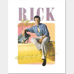 Rick Astley -- 80s Vibin' Aesthetic Design Posters and Art